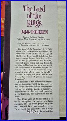 Lord Of The Rings Trilogy J. R. R. Tolkien 1965 Box Set Second Edition WithAll Maps Lord Of The Rings Trilogy J. R. R. Tolkien 1965 Box Set Second Edition WithAll Maps