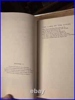 Lord Of The Rings Trilogy J. R. R. Tolkien 1965 Box Set -Second Edition withMaps