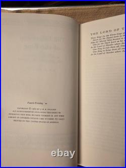 Lord Of The Rings Trilogy J. R. R. Tolkien 1965 Box Set -Second Edition withMaps