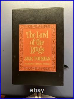 Lord Of The Rings Trilogy J. R. R. Tolkien 1965 Hardcover Box Set W Maps