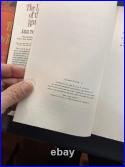 Lord Of The Rings Trilogy J. R. R. Tolkien 1965 Hardcover Box Set W Maps