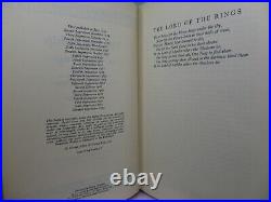 Lord Of The Rings Trilogy J. R. R. Tolkien 1973 Second Edition, Seventh Impression