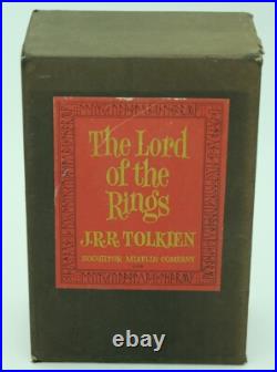 Lord Of The Rings Trilogy J. R. R. Tolkien 2nd Second Edition Maps 1965 Box Set
