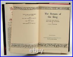 Lord Of The Rings Trilogy J. R. R. Tolkien 2nd Second Edition Maps 1965 Box Set