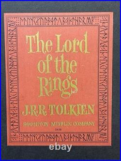 Lord Of The Rings Trilogy J. R. R. Tolkien 2nd Second Edition Maps 1965 Box Set LN