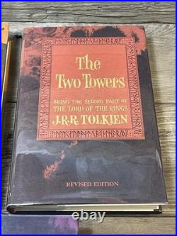 Lord Of The Rings Trilogy J. R. R. Tolkien 2nd Second Edition Maps 1965 Box Set LN