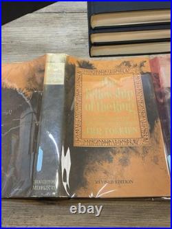 Lord Of The Rings Trilogy J. R. R. Tolkien 2nd Second Edition Maps 1965 Box Set LN