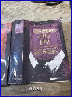 Lord Of The Rings Trilogy J. R. R. Tolkien 2nd Second Edition Maps 1965 Box Set LN