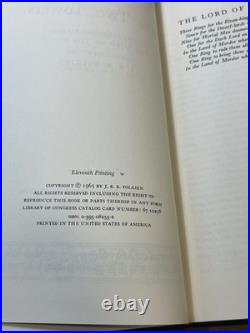Lord Of The Rings Trilogy J. R. R. Tolkien 2nd Second Edition Maps 1965 Box Set LN