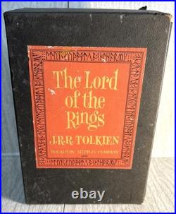 Lord Of The Rings Trilogy J. R. R. Tolkien Box Set 2nd Ed. Hc 1965 Lord Of The Rings Trilogy J. R. R. Tolkien Box Set 2nd Ed. Hc 1965