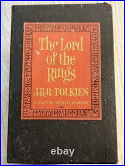 Lord Of The Rings Trilogy J. R. R. Tolkien Box Set 2nd Ed. Hc 1965 Lord Of The Rings Trilogy J. R. R. Tolkien Box Set 2nd Ed. Hc 1965