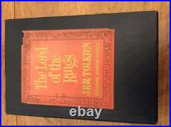 Lord Of The Rings Trilogy J. R. R. Tolkien Second/2nd Edition Maps 1965 Box Set HC