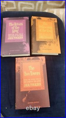 Lord Of The Rings Trilogy J. R. R. Tolkien Second Edition Maps 1965 Box Set