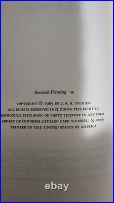 Lord Of The Rings Trilogy J. R. R. Tolkien Second Edition Maps 1965 Box Set