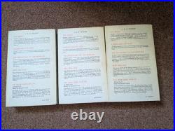 Lord Of The Rings Trilogy Tolkien Early 2nd Editions Third Impression- 1957