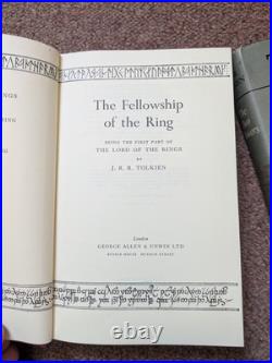 Lord Of The Rings Trilogy Tolkien Early 2nd Editions Third Impression- 1957
