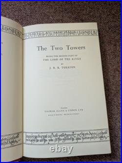 Lord Of The Rings Trilogy Tolkien Early 2nd Editions Third Impression- 1957