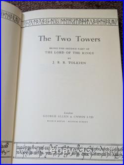 Lord Of The Rings Trilogy Tolkien Early 2nd Editions Third Impression- 1957