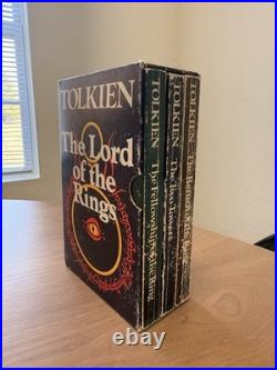 Lord Of The Rings Unwin Paperback Box Set 1976 JRR Tolkien Lord Of The Rings Unwin Paperback Box Set 1976 JRR Tolkien