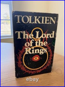 Lord Of The Rings Unwin Paperback Box Set 1976 JRR Tolkien