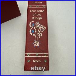 Lord Of The Rings by JRR TOLKIEN 1974 HC COLLECTORS Edition Slip Case withMAP RARE