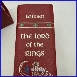 Lord Of The Rings by JRR TOLKIEN 1974 HC COLLECTORS Edition Slip Case withMAP RARE