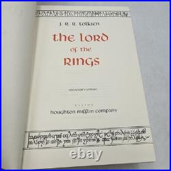 Lord Of The Rings by JRR TOLKIEN 1974 HC COLLECTORS Edition Slip Case withMAP RARE