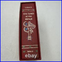 Lord Of The Rings by JRR TOLKIEN 1974 HC COLLECTORS Edition Slip Case withMAP RARE
