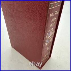 Lord Of The Rings by JRR TOLKIEN 1974 HC COLLECTORS Edition Slip Case withMAP RARE