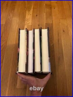 Lord of The Rings 1-3 + The Hobbit By J. R. R. Tolkien with Nerdy Ink Dust Jackets