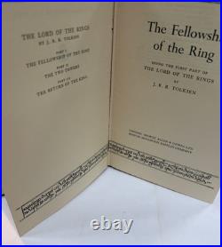 Lord of The Rings 1st ed 10th/7th/7th impression 1961 MAPS George Allen UK Print