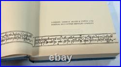 Lord of The Rings 1st ed 10th/7th/7th impression 1961 MAPS George Allen UK Print