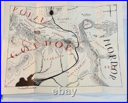 Lord of The Rings 1st ed 10th/7th/7th impression 1961 MAPS George Allen UK Print