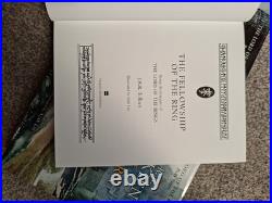 Lord of The Rings 2002 Reset First Edition 3 Volume Set Boxset J R R Tolkien HB
