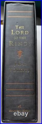 Lord of The Rings 50th Anniversary Edition JRR Tolkien HC Slipcase Gold Leaf