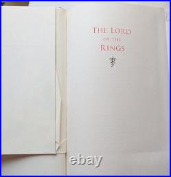 Lord of The Rings 50th Anniversary Edition JRR Tolkien HC Slipcase Gold Leaf