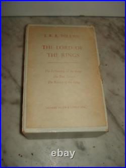 Lord of The Rings. J. R. R. Tolkien. HARDBACK BOX SET. 1962. IMP 12TH/ 9TH / 9TH