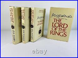 Lord of The Rings Tolkien Box Set 1978 Revised 2nd Edition withMaps Hardcover