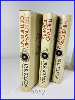 Lord of The Rings Tolkien Box Set 1978 Revised 2nd Edition withMaps Hardcover