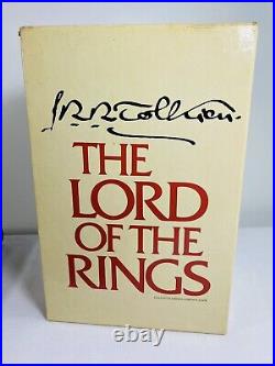 Lord of The Rings Tolkien Box Set 1978 Revised 2nd Edition withMaps Hardcover