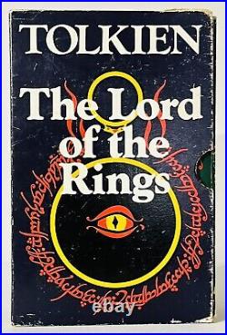 Lord of the Rings 3 Book Box Set 1976 Vintage Paperback Collectors Rare