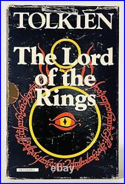 Lord of the Rings 3 Book Box Set 1976 Vintage Paperback Collectors Rare