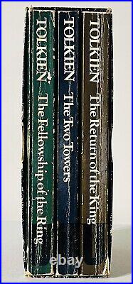 Lord of the Rings 3 Book Box Set 1976 Vintage Paperback Collectors Rare