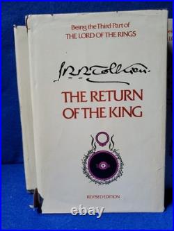 Lord of the Rings 3-Vol Box Set Tolkien Houghton Mifflin 1965 2nd Revised Ed SC