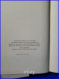 Lord of the Rings 3-Vol Box Set Tolkien Houghton Mifflin 1965 2nd Revised Ed SC