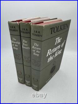 Lord of the Rings 3 volumes J R R TOLKIEN 1968 2nd Edition