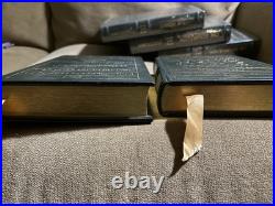 Lord of the Rings 5 book set leather 2nd addition 1984, 3 sealed 2 open