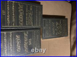 Lord of the Rings 5 book set leather 2nd addition 1984, 3 sealed 2 open