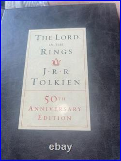 Lord of the Rings 50th Anniversary Edition Book With Map READ DESCRIPTION