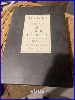 Lord of the Rings 50th Anniversary Edition Book With Map READ DESCRIPTION